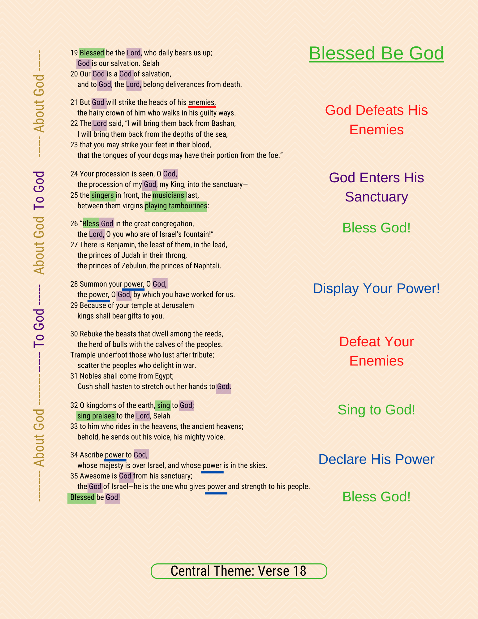 A visual Study of Psalm 68, page 2
